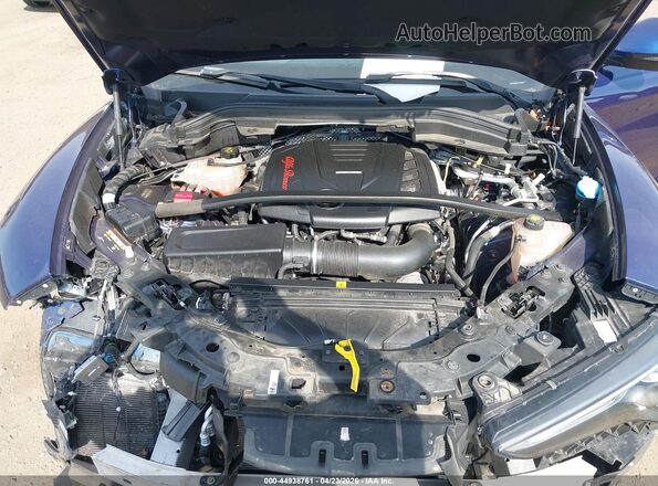 ZASPAKBN1L7C82863 2020 ALFA ROMEO STELVIO Синий Вид сзади