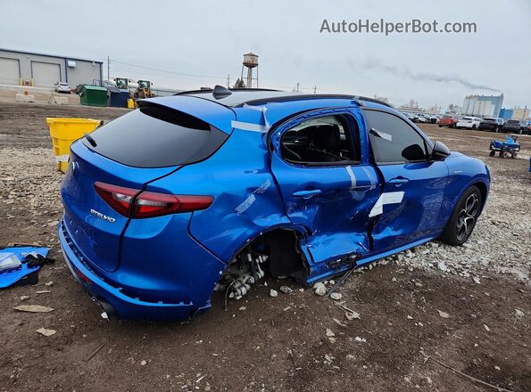 ZASPAKBN3N7D38188 2022 ALFA ROMEO STELVIO Blue Rear right
