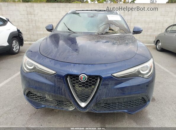 ZASPAKBN5K7C38105 2019 ALFA ROMEO STELVIO Blue Vista frontal