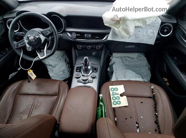 ZASPAKBN5R7D75782 2024 ALFA ROMEO STELVIO Белый Вид панели приборов