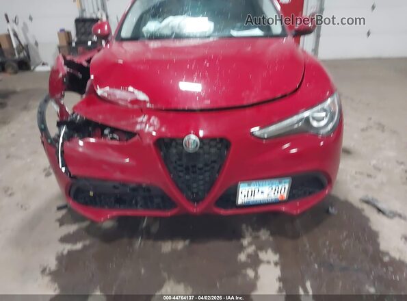 ZASPAKBN6K7C57147 2019 ALFA ROMEO STELVIO Tan Vista interior trasera