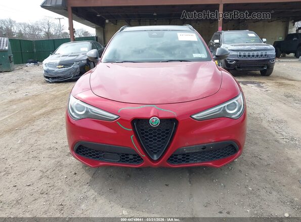 ZASPAKBN7K7C71218 2019 ALFA ROMEO STELVIO Red ხელსაწყოთა პანელის ხედი