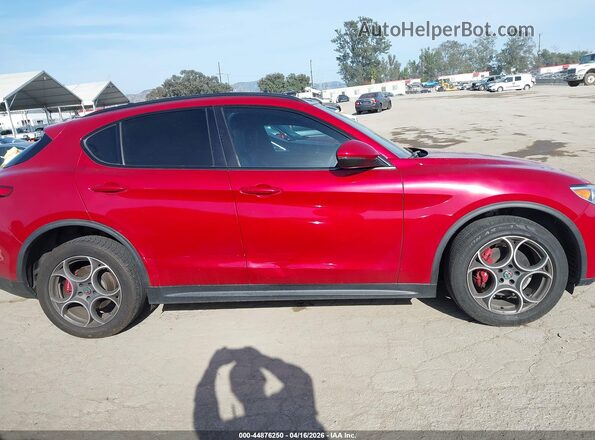 ZASPAKBN8K7C38888 2019 ALFA ROMEO STELVIO Красный Вид задней части салона