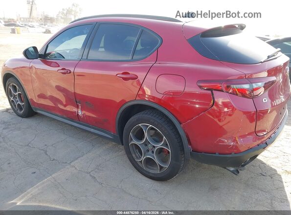 ZASPAKBN8K7C38888 2019 ALFA ROMEO STELVIO Красный Задняя левая четверть