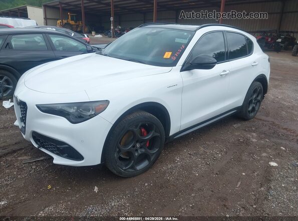 ZASPAKBN8R7D70575 2024 ALFA ROMEO STELVIO White Vista tres cuartos delantera izquierda
