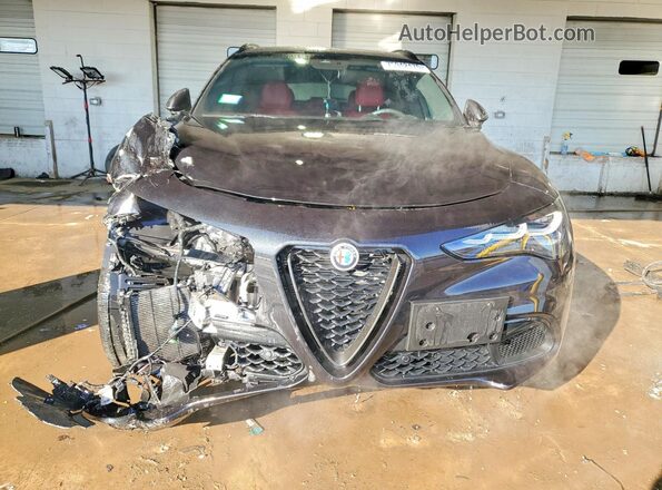 ZASPAKBN8R7D76005 2024 ALFA ROMEO STELVIO Black Вид спереду