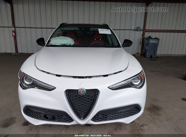 ZASPAKBN9L7C87129 2020 ALFA ROMEO STELVIO White Vista del cuadro de instrumentos