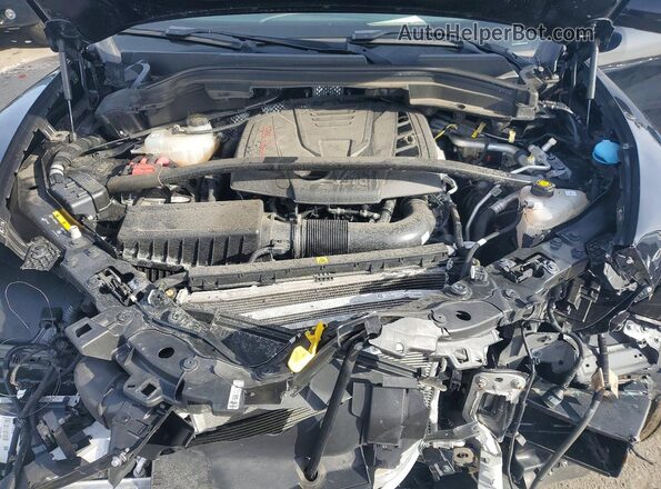 ZASPAKBNXP7D65830 2023 ALFA ROMEO STELVIO Black Vista del compartimento del motor