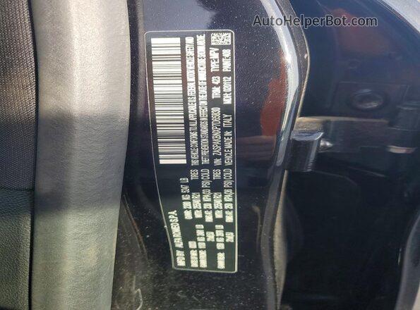 ZASPAKBNXP7D65830 2023 ALFA ROMEO STELVIO Black Vista de la etiqueta del VIN