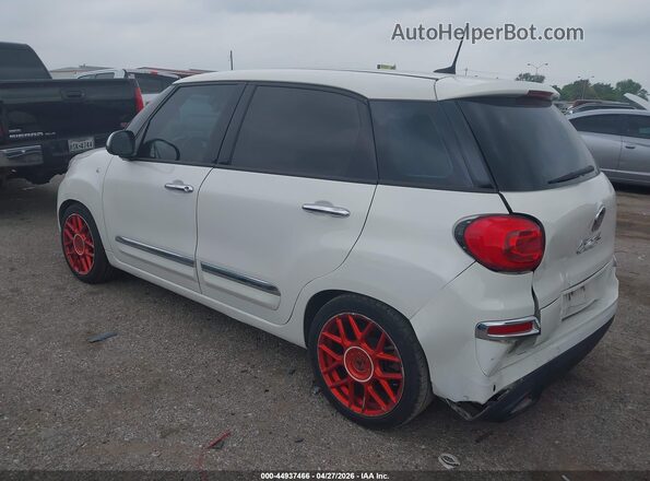 ZFBCFACH0JZ040825 2018 FIAT 500L White უკანა მარცხენა