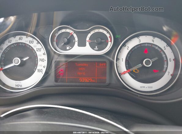 ZFBCFADH8GZ038294 2016 FIAT 500L Серый Вид задних сидений