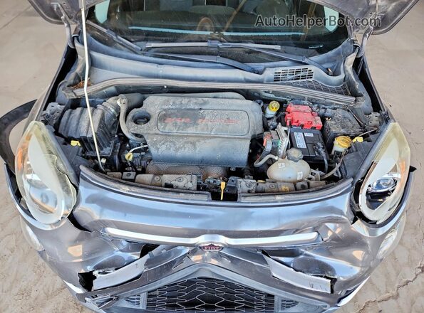 ZFBCFXABXJP685754 2018 FIAT 500X Gray Engine compartment view