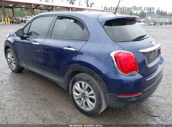 ZFBCFXBT0GP326733 2016 FIAT 500X Blue Rear left