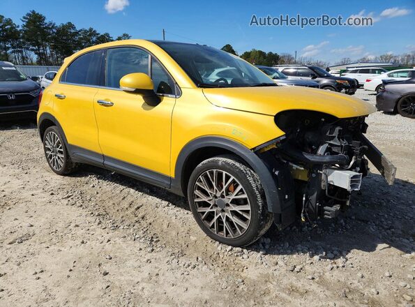 ZFBCFXDB7HP589232 2017 FIAT 500X Желтый Передняя правая четверть