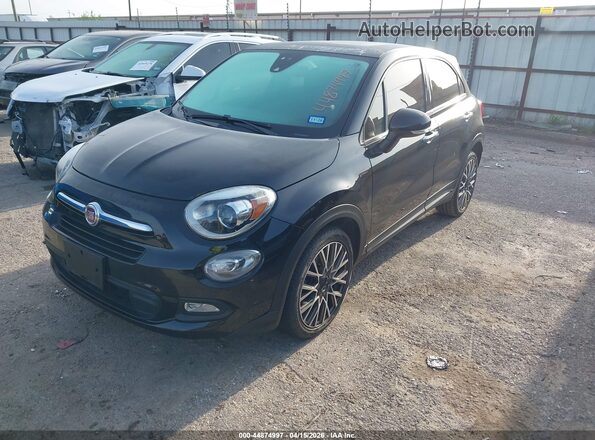 ZFBCFXDB7HP589781 2017 FIAT 500X Black Առջևի ձախ երեք քառորդ տեսարան
