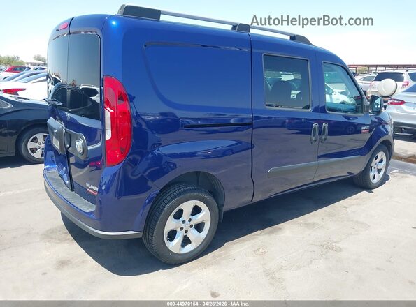 ZFBERFBT1G6B77532 2016 RAM PROMASTER CITY Blue Trasero derecho