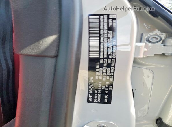ZN682AVM7P7442532 2023 MASERATI GRECALE Silver VIN sticker view