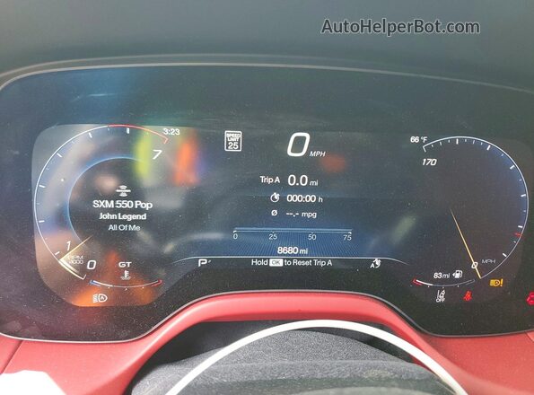 ZN682AVM7P7442532 2023 MASERATI GRECALE Silver Instrument cluster view