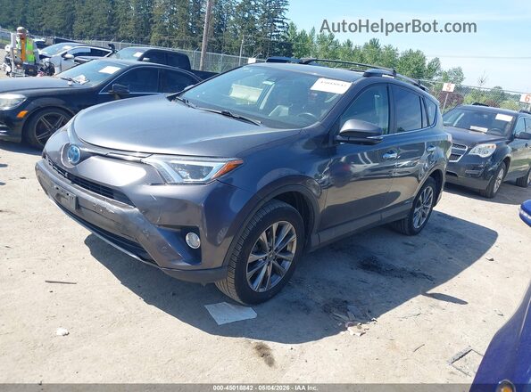 JTMDJREV6HD141103 2017 TOYOTA LIMITED Gray Առջևի ձախ երեք քառորդ տեսարան
