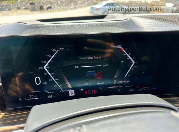 5UX23EM04S9Y27987 2025 BMW X7 Black Սարքավորումների վահանակի տեսք