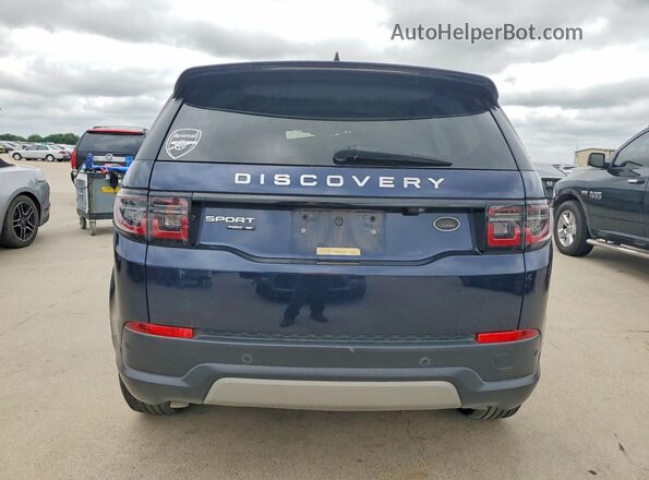 SALCP2FXXLH841749 2020 LAND ROVER DISCOVERY Blue Вид салону спереду