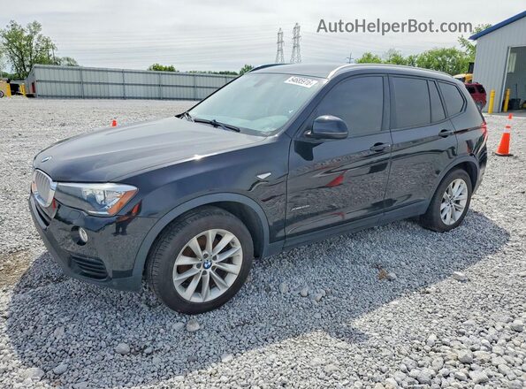5UXWX9C53H0T06752 2017 BMW X3 Black Tył lewy