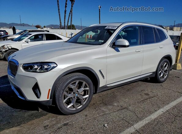 5UX53DP05R9V35147 2024 BMW X3 Белый Задняя левая четверть