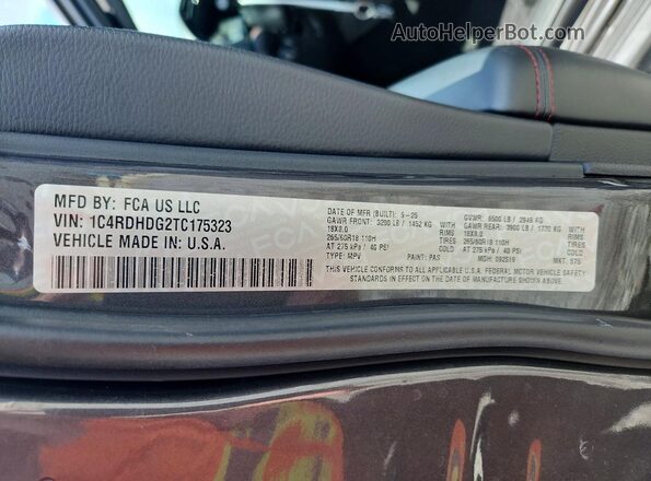 1C4RDHDG2TC175323 2026 DODGE DURANGO Gray 