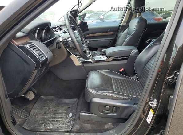 SALRRBBV4HA016105 2017 LAND ROVER DISCOVERY Black Widok deski rozdzielczej