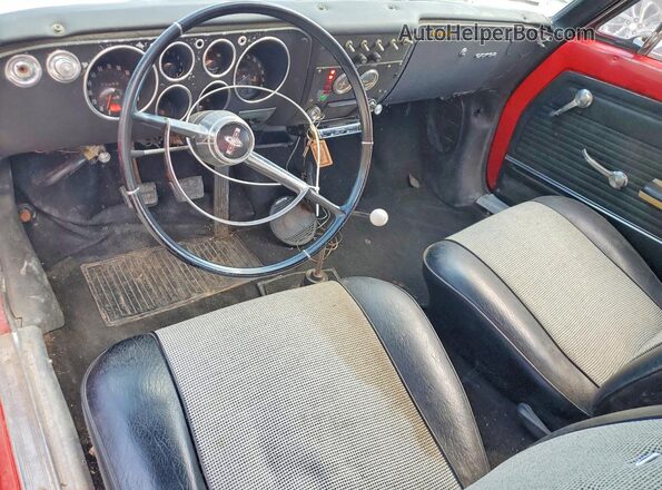 105675W252399 1965 CHEVROLET OTHER Red Dashboard view
