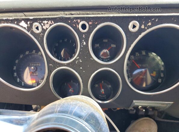 105675W252399 1965 CHEVROLET OTHER Red Instrument cluster view