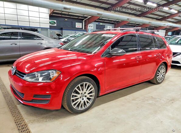 3VW017AU6HM518014 2017 VOLKSWAGEN GOLF Red 