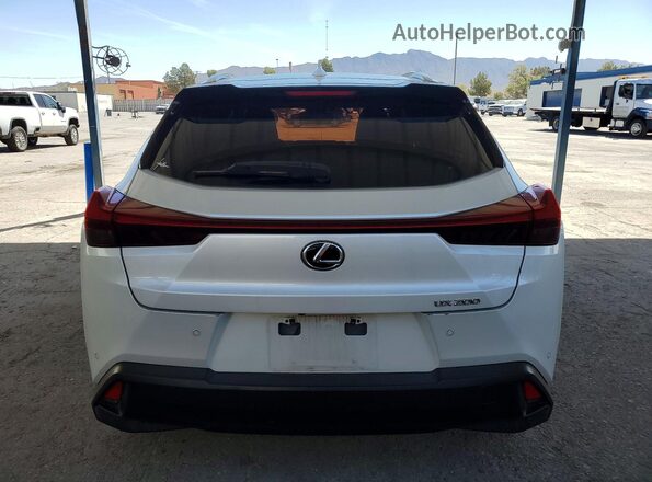 JTHX3JBH5L2030116 2020 LEXUS UX White Widok wnętrza z przodu