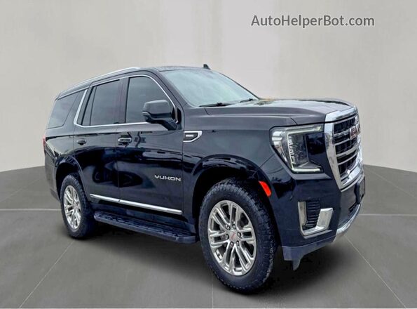 1GKS2BKT7NR237808 2022 GMC YUKON Черный Задняя левая четверть
