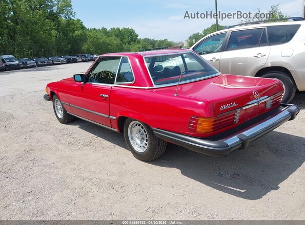 10704412029166    1976 MERCEDES-BENZ 450SL Красный Задняя левая четверть