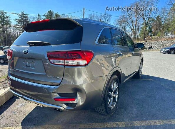 5XYPKDA5XGG104168 2016 KIA SORENTO Gray 