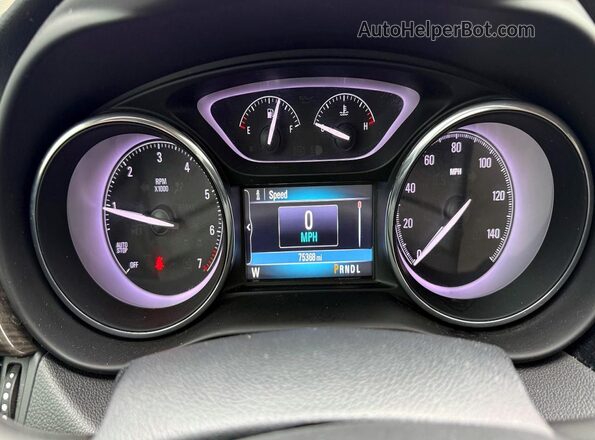 LRBFXCSAXLD155972 2020 BUICK ENVISION Gray Սարքավորումների վահանակի տեսք