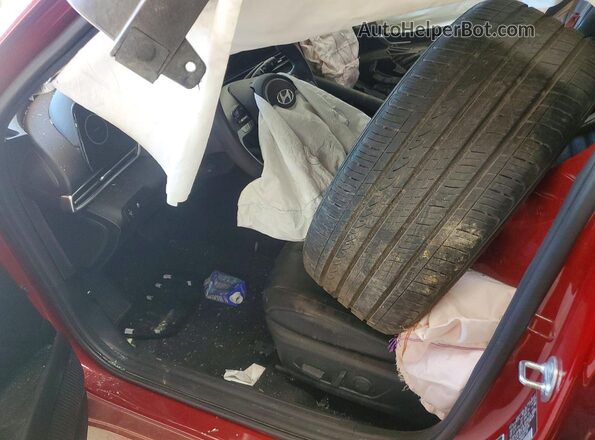 KMHLP4DG1SU872184 2025 HYUNDAI ELANTRA Red Вид панелі приладів