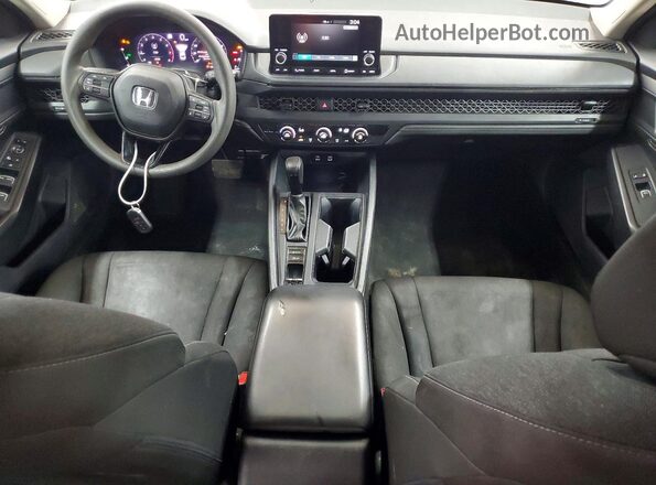 1HGCY1F2XPA037812 2023 HONDA ACCORD Black ხელსაწყოთა პანელის ხედი