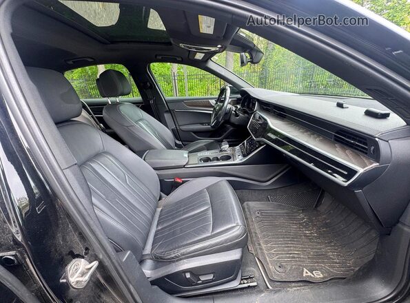 WAUL2AF2XKN114306 2019 AUDI A6 Black Հետևի տեսք
