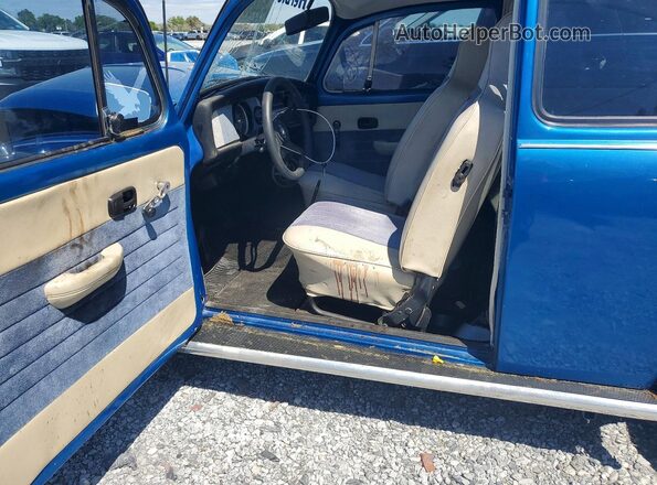 1112227221 1971 VOLKSWAGEN BEETLE Blue წინა სალონის ხედი
