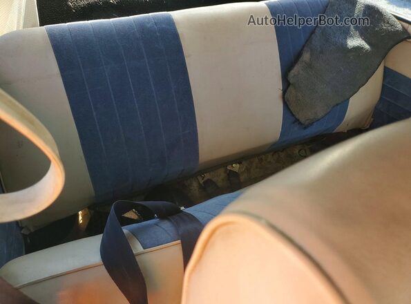 1112227221 1971 VOLKSWAGEN BEETLE Blue უკანა სავარძლების ხედი