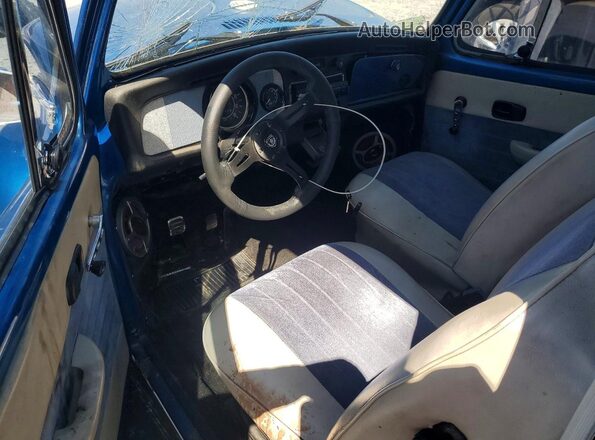 1112227221 1971 VOLKSWAGEN BEETLE Blue წინა პანელის ხედი