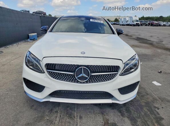 WDDWJ6EB4HF537215 2017 MERCEDES-BENZ C White 