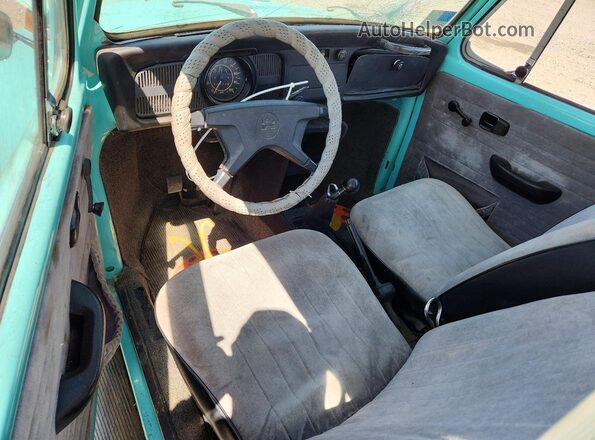 1122371664 1972 VOLKSWAGEN BEETLE Turquoise Առջևի վահանակի տեսք