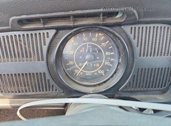 1122371664 1972 VOLKSWAGEN BEETLE Turquoise Սարքավորումների վահանակի տեսք