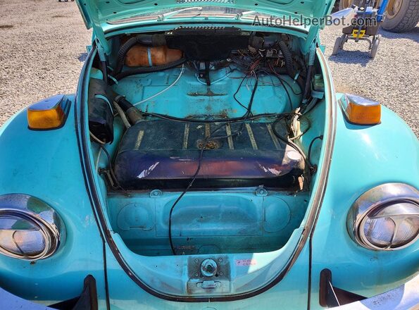 1122371664 1972 VOLKSWAGEN BEETLE Turquoise Սալոնի հետևի տեսք