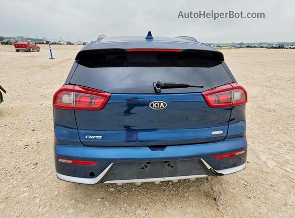 KNDCB3LC6H5047076 2017 KIA NIRO Blue წინა სალონის ხედი