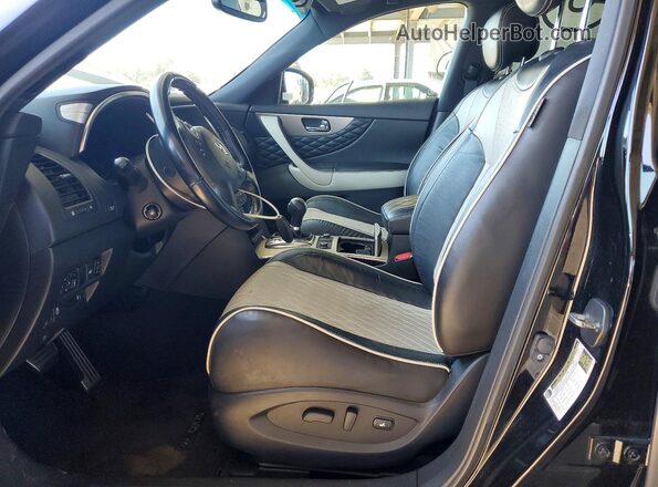JN8CS1MU0HM144151 2017 INFINITI QX70 Black Widok deski rozdzielczej