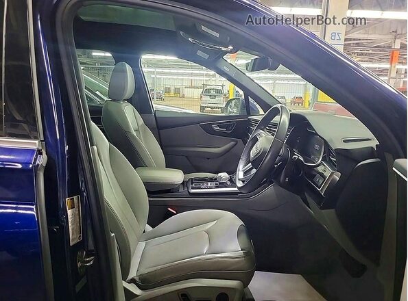 WA1LXAF72MD014929 2021 AUDI Q7 Blue Հետևի տեսք
